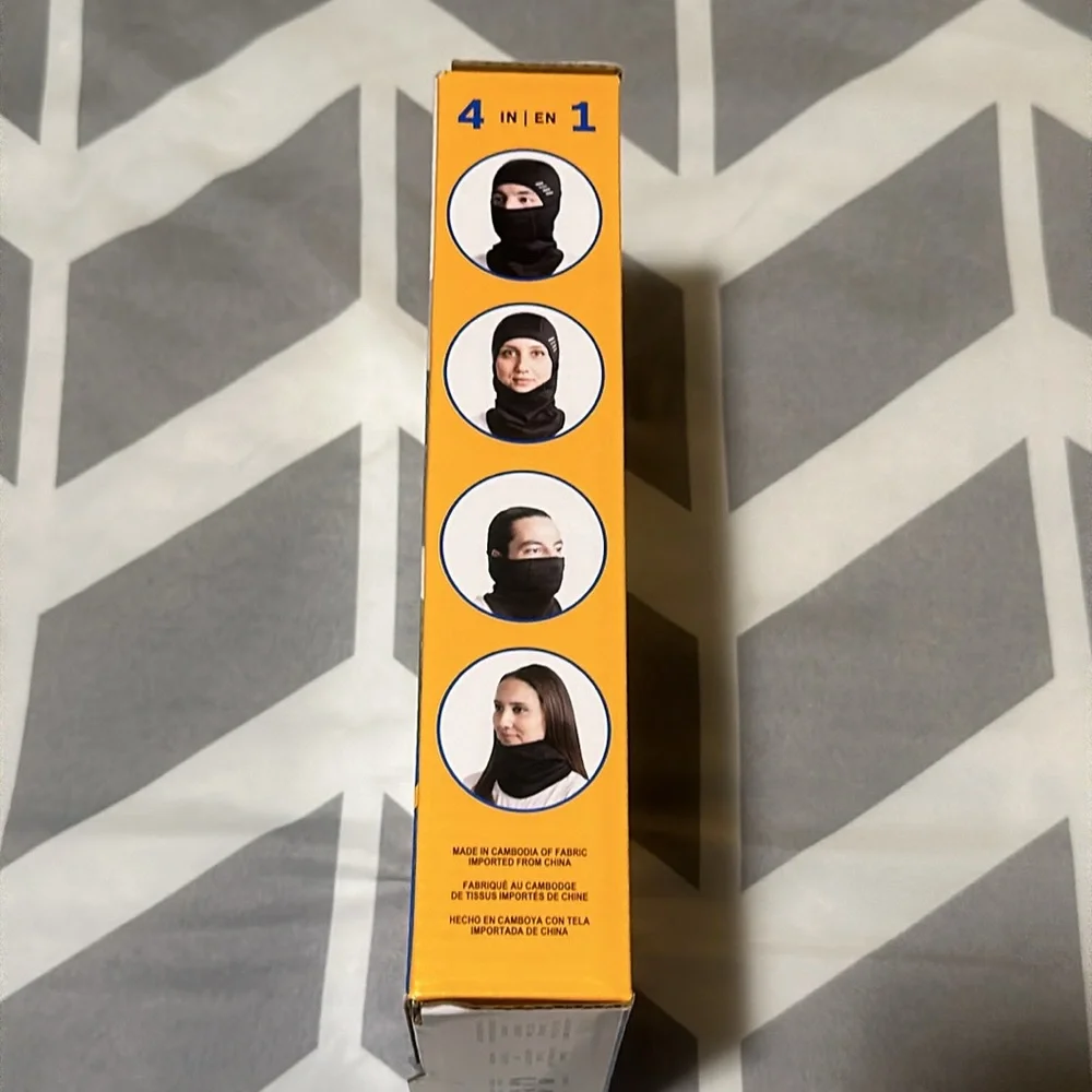 BULA Polartec Convertible Balaclava, 2-pack/ Size: S/M, Color: Black (NWT)